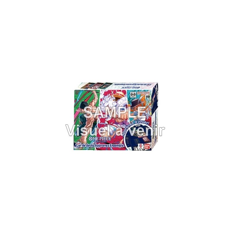 PROCHAINEMENT : One Piece TCG - Deck de Démarrage : Lot de decks Apprenez Ensemble