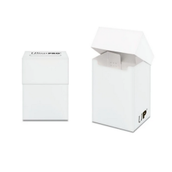 Ultra Pro - Deck Box - Boîte de Rangement 80+ : Blanc