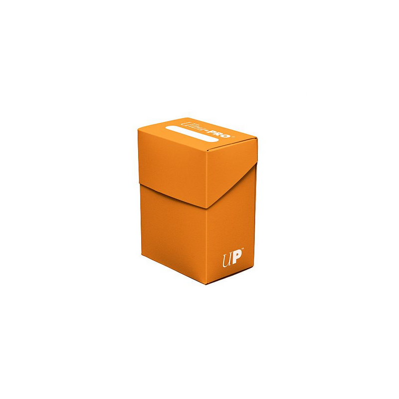 Ultra Pro - Deck Box - Boîte de Rangement 80+ : Orange Ultra Pro - Deck Box - Boîte de Rangement 80+ : Orange
