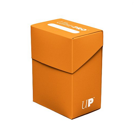 Ultra Pro - Deck Box - Boîte de Rangement 80+ : Orange