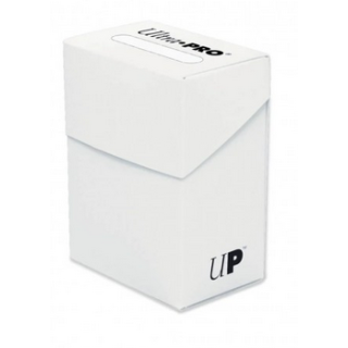 Ultra Pro - Deck Box - Boîte de Rangement 80+ : Blanc