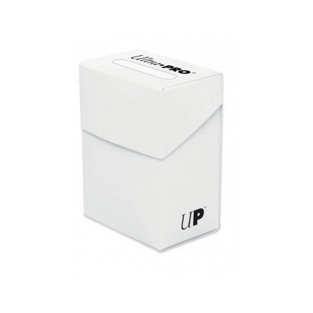 Ultra Pro - Deck Box - Boîte de Rangement 80+ : Blanc