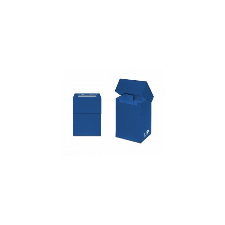 Ultra Pro - Deck Box - Boîte de Rangement 80+ : Bleu