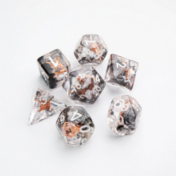 Set de 7 dés JDRGamegenic Embraced Series - Shield & Weapons