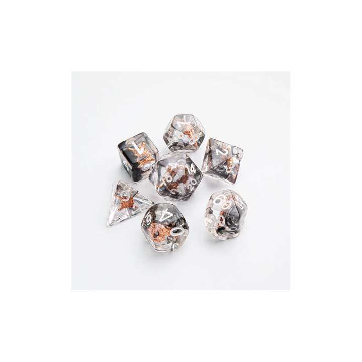 Set de 7 dés JDRGamegenic Embraced Series - Shield & Weapons