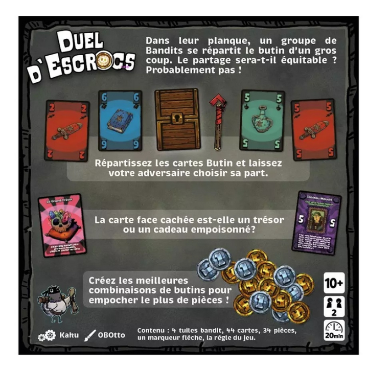 Jeux de société - Duel d'Escrocs