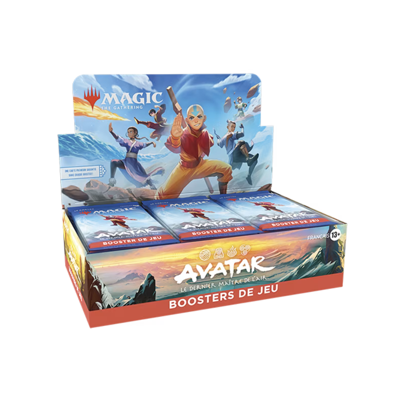 Précommande : MTG - Boite de Booster de Jeu Magic : Avatar, le dernier maître de l’air - Boîte Complète