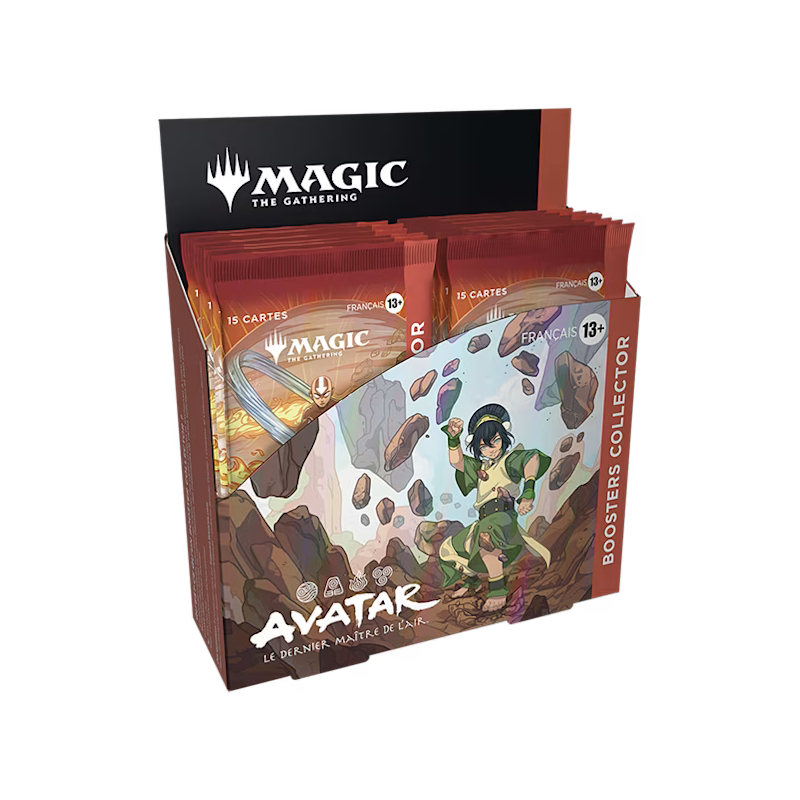 Précommande : MTG - Booster Collector FR Magic : Avatar, le dernier maître de l’air - Boîte Complète