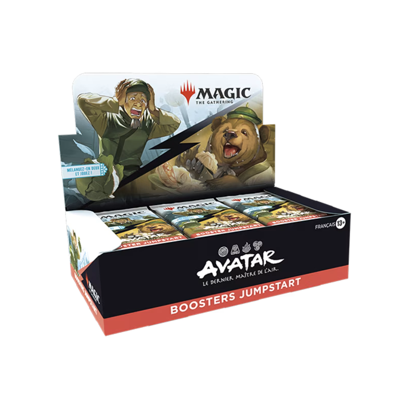 PROCHAINEMENT : MTG - Boite de boosters Jumpstart de Jeu Magic : Avatar, le dernier maître de l’air - Boite Complète