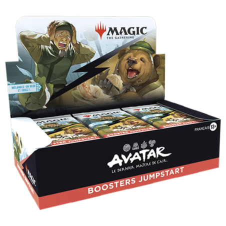 PROCHAINEMENT : MTG - Boite de boosters Jumpstart de Jeu Magic : Avatar, le dernier maître de l’air - Boite Complète