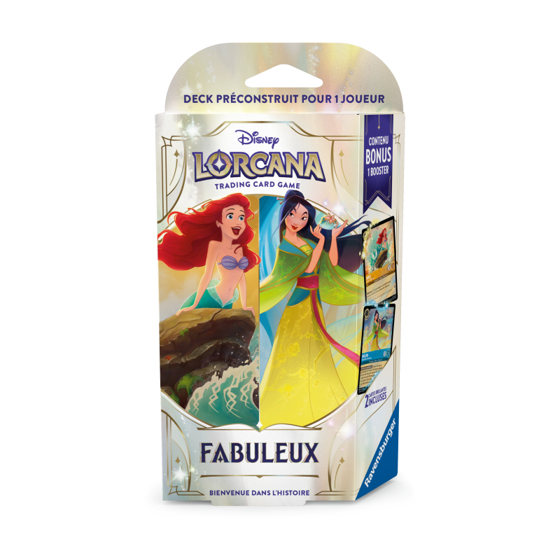 PROCHAINEMENT : Disney Lorcana - Fabuleux : Deck de démarrage - Ariel et Mulan