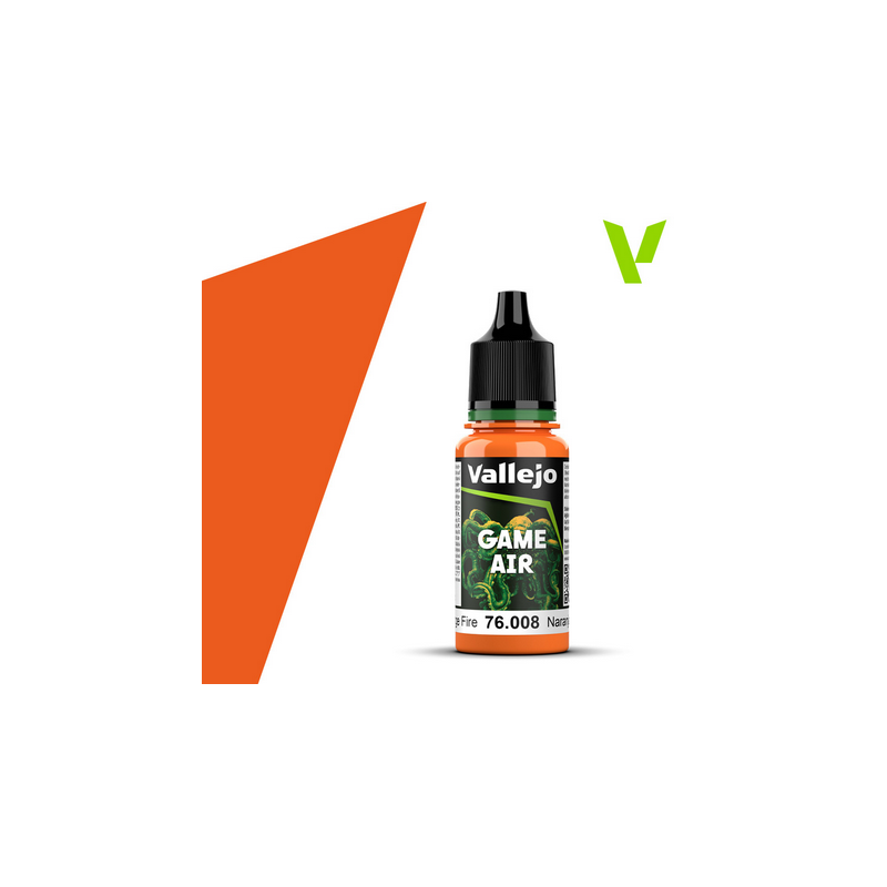 Peinture Vallejo Games Air : Orange Fire - Naranja Fuego Peinture Vallejo Games Air : Orange Fire - Naranja Fuego