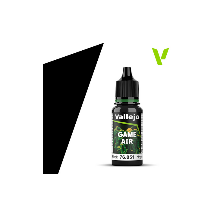 Peinture Vallejo Games Air : Black - Negro