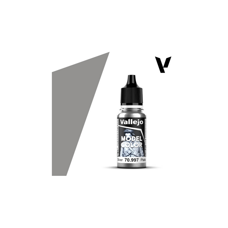 Peinture Vallejo Model Color : Silver - Plata Peinture Vallejo Model Color : Silver - Plata