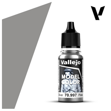Peinture Vallejo Model Color : Silver - Plata
