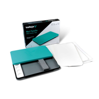 Accessoires de modélisation Vallejo : Set palette humide
