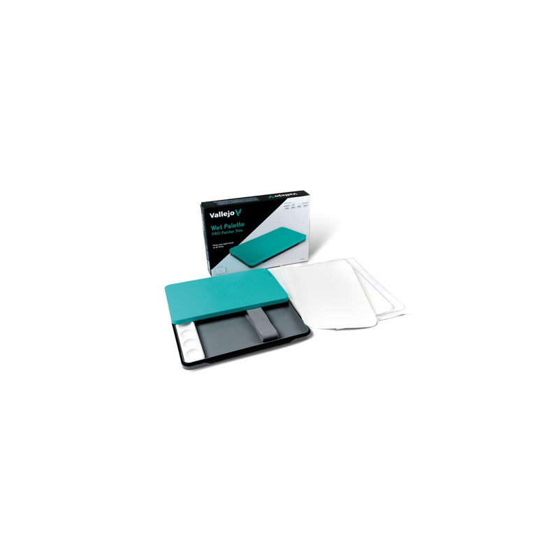 Accessoires de modélisation Vallejo : Set palette humide Accessoires de modélisation Vallejo : Set palette humide