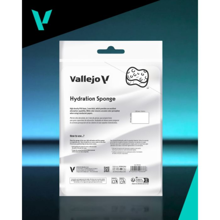 Accessoires de modélisation Vallejo : Eponge d’hydratation (x2)