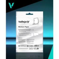Accessoires de modélisation Vallejo : Pack de feuilles papier pour palette humide Vallejo (x30)
