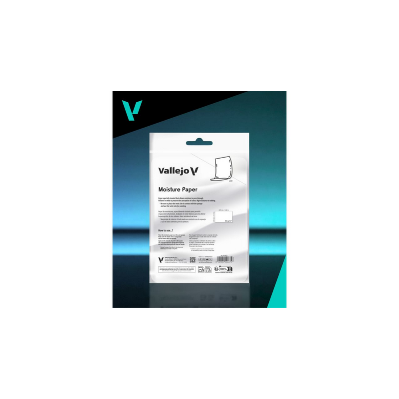 Accessoires de modélisation Vallejo : Pack de feuilles papier pour palette humide Vallejo (x30) Accessoires de modélisation Vallejo : Pack de feuilles papier pour palette humide Vallejo (x30)