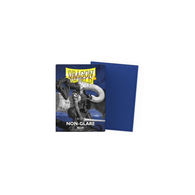 Protège-cartes Dragon Shield - 100 Standard Sleeves Non-Glare : Bleu Protège-cartes Dragon Shield - 100 Standard Sleeves Non-Glare : Bleu