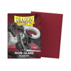 Protège-cartes Dragon Shield - 100 Standard Sleeves Non-Glare : Blood Red