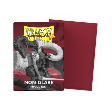Protège-cartes Dragon Shield - 100 Standard Sleeves Non-Glare : Blood Red