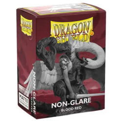 Protège-cartes Dragon Shield - 100 Standard Sleeves Non-Glare : Blood Red
