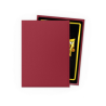 Protège-cartes Dragon Shield - 100 Standard Sleeves Non-Glare : Blood Red