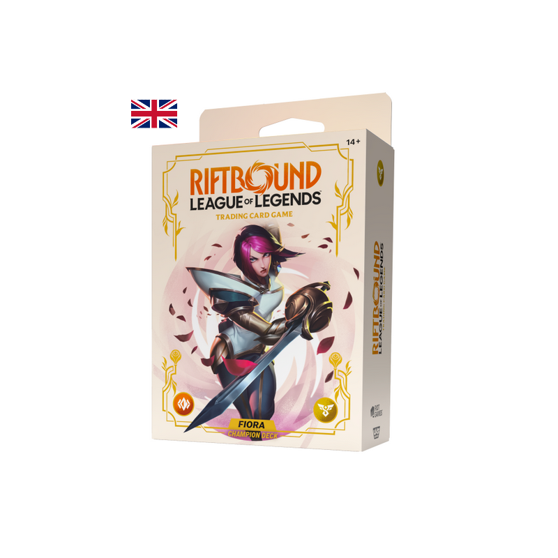 PROCHAINEMENT : Riftbound: League Of Legends - Spiritforged - Deck Fiora - Anglais PROCHAINEMENT : Riftbound: League Of Legends - Spiritforged - Deck Fiora - Anglais
