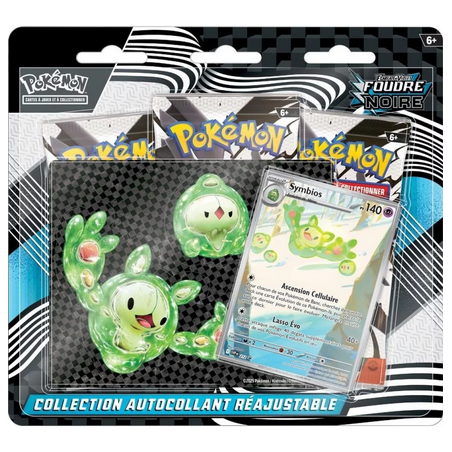 Pokémon - Tripack Collection Autocollant Réajustable - Foudre Noire EV10.5 : Symbios
