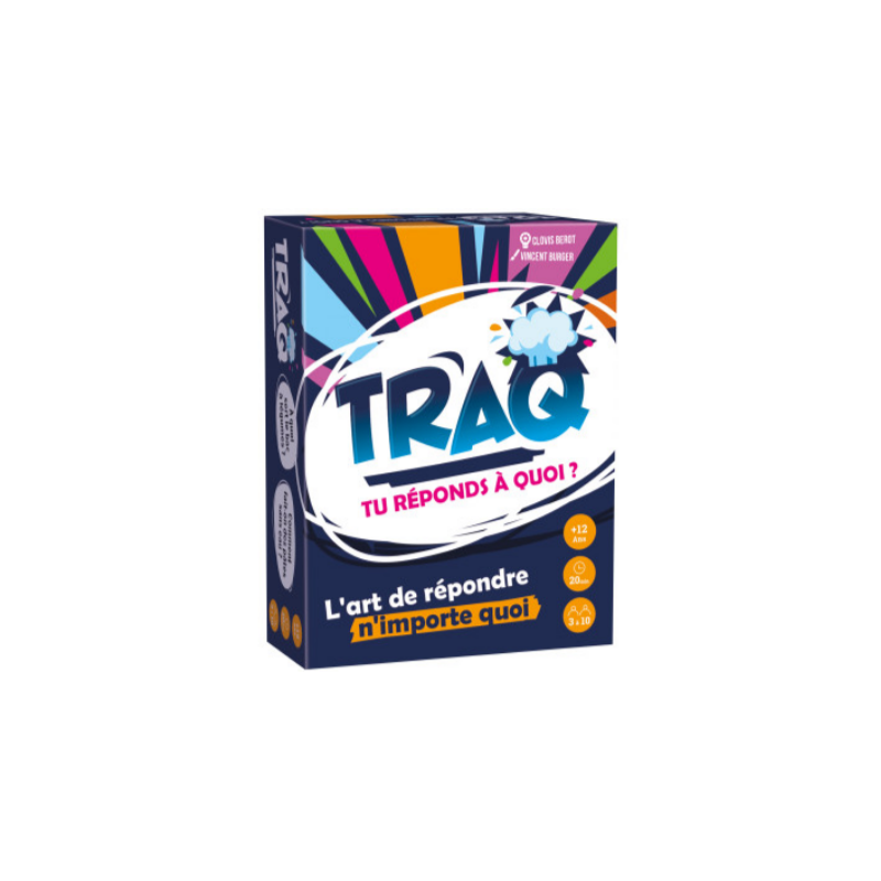 Jeux de société - TRAQ - tu répond à quoi ?