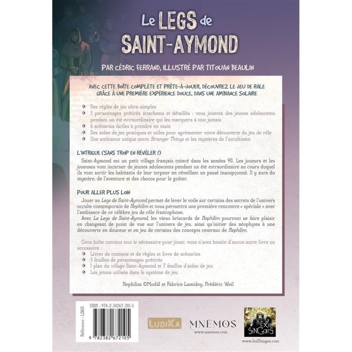 Jeux de rôle - Le legs de Saint-aymond