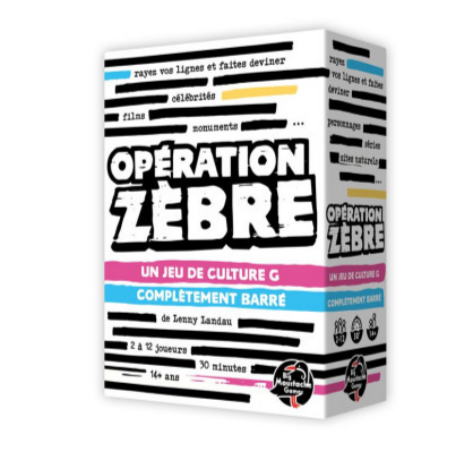 Jeux de société - Opération Zèbre