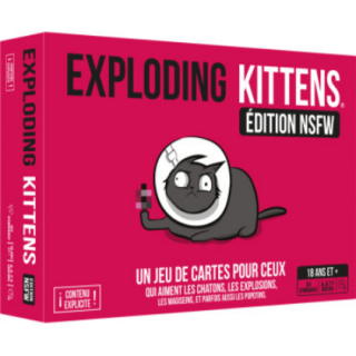 Jeux de société - Exploding Kittens : NSFW Edition rose