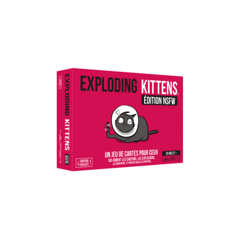 Jeux de société - Exploding Kittens : NSFW Edition rose Jeux de société - Exploding Kittens : NSFW Edition rose