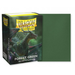 Protège-cartes Dragon Shield - 100 Standard Sleeves Matte Forest Green