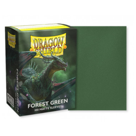 Protège-cartes Dragon Shield - 100 Standard Sleeves Matte Forest Green