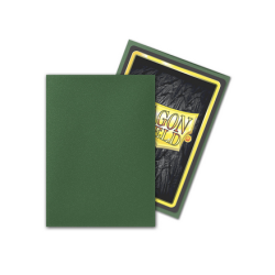 Protège-cartes Dragon Shield - 100 Standard Sleeves Matte Forest Green