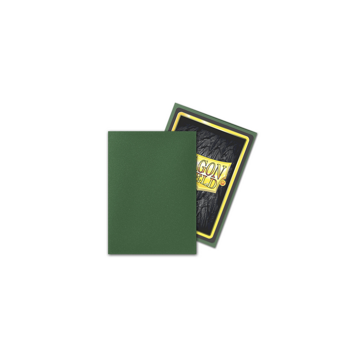 Protège-cartes Dragon Shield - 100 Standard Sleeves Matte Forest Green