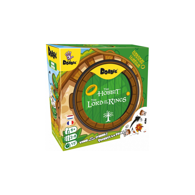 Jeux de société - Dobble : Seigneur des Anneaux