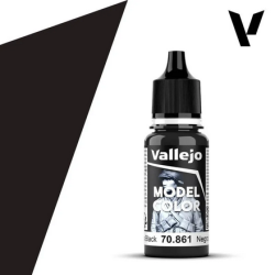 Peinture Vallejo Model Color : Gloss Black - Negro Brillante