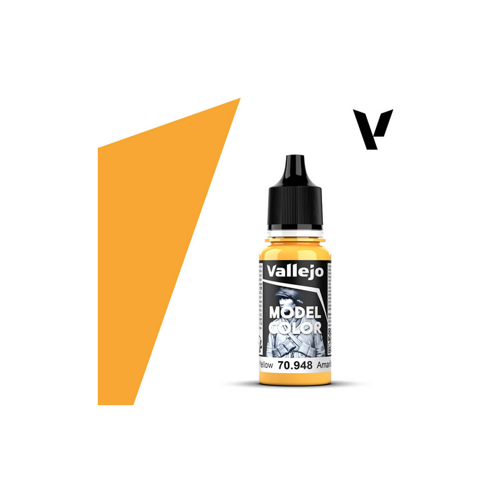 Peinture Vallejo Model Color : Golen Yellow - Amarillo Dorado