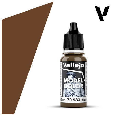 Peinture Vallejo Model Color : Flat Earth - Tierra Mate
