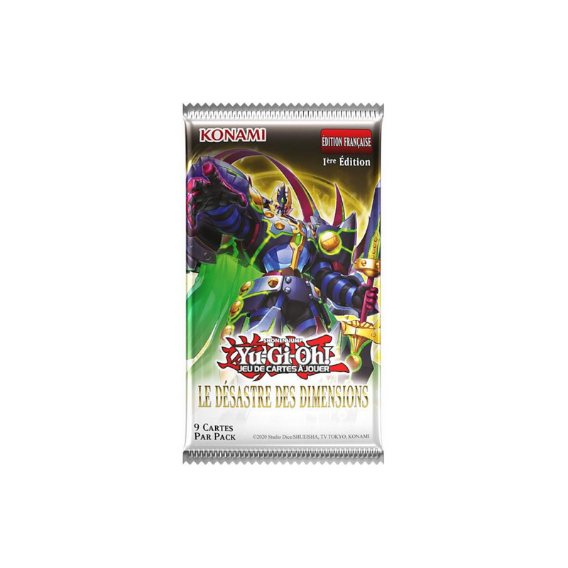 Précommande : YGO - Booster Yu-Gi-Oh! Le Désastre Des Dimensions Précommande : YGO - Booster Yu-Gi-Oh! Le Désastre Des Dimensions