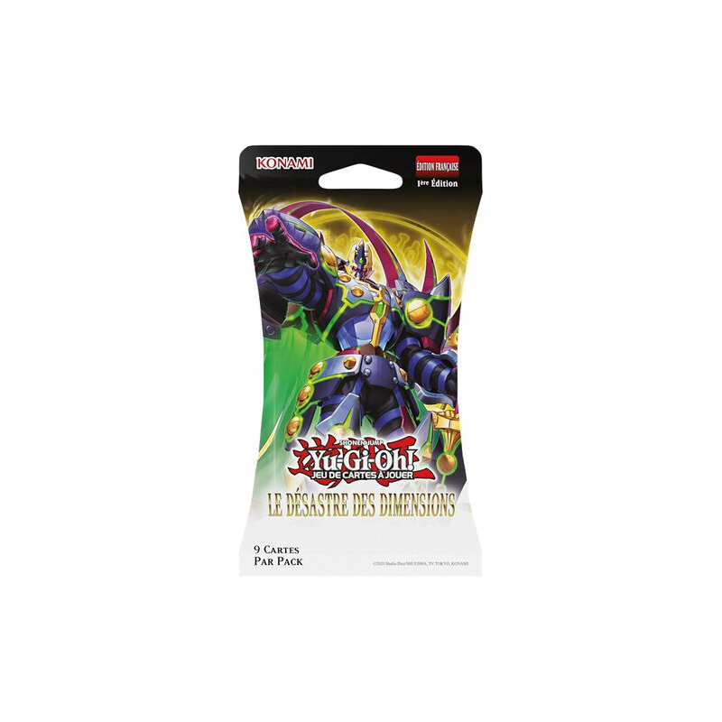Précommande : YGO - Booster BLISTER Yu-Gi-Oh! Le Désastre Des Dimensions