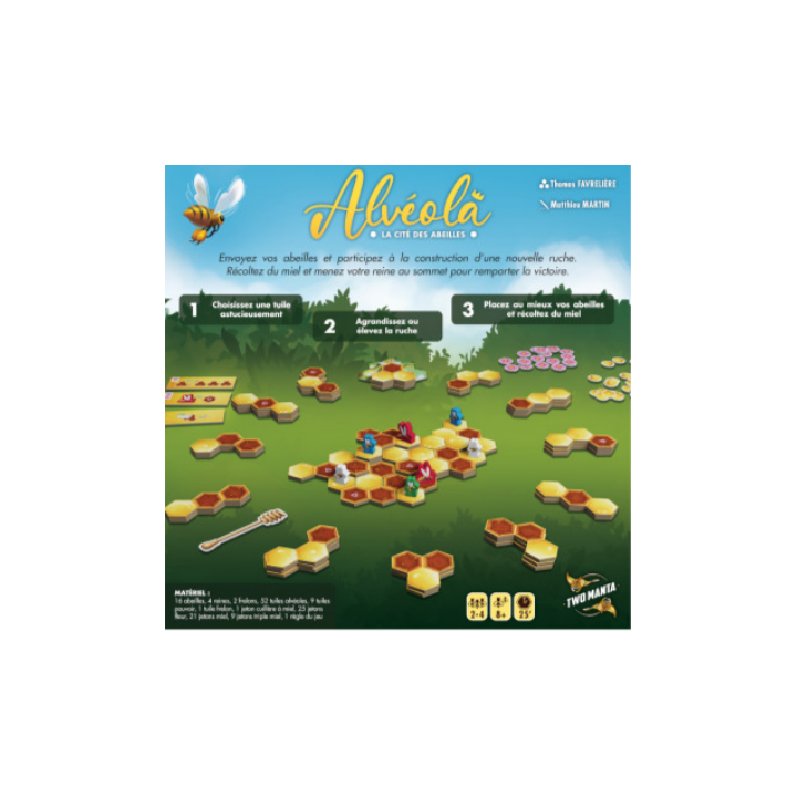 Jeux de société - Alvéola - la cité des abeilles