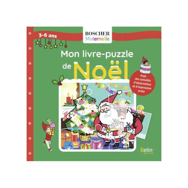 Livre - Mon livre-puzzle de Noel
