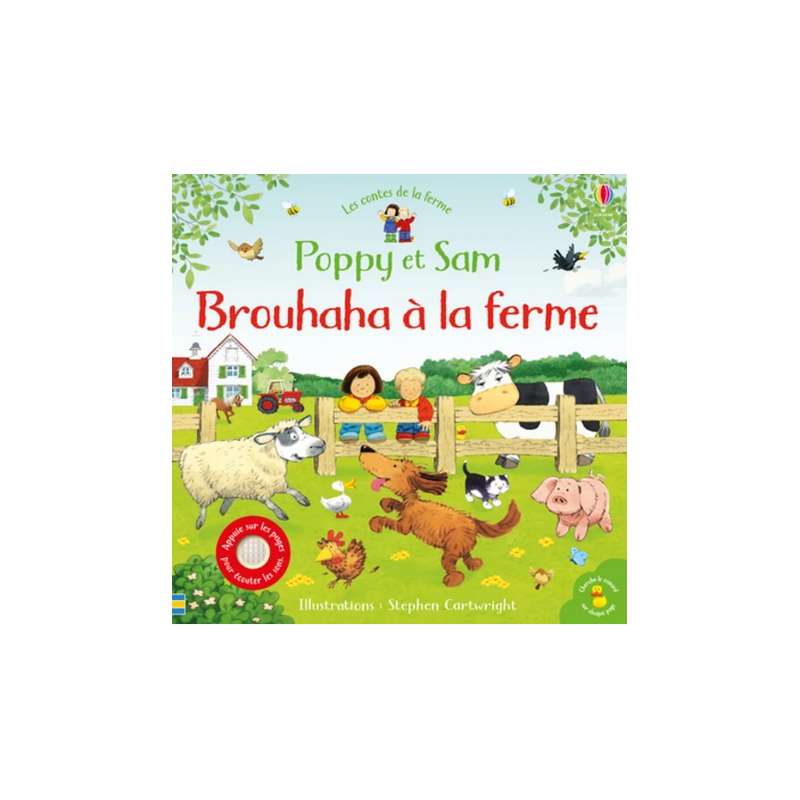 Livre sonore - Poppy et Sam Brouhaha à la ferme