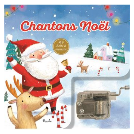 Livre  boite à musique - Chantons Noel